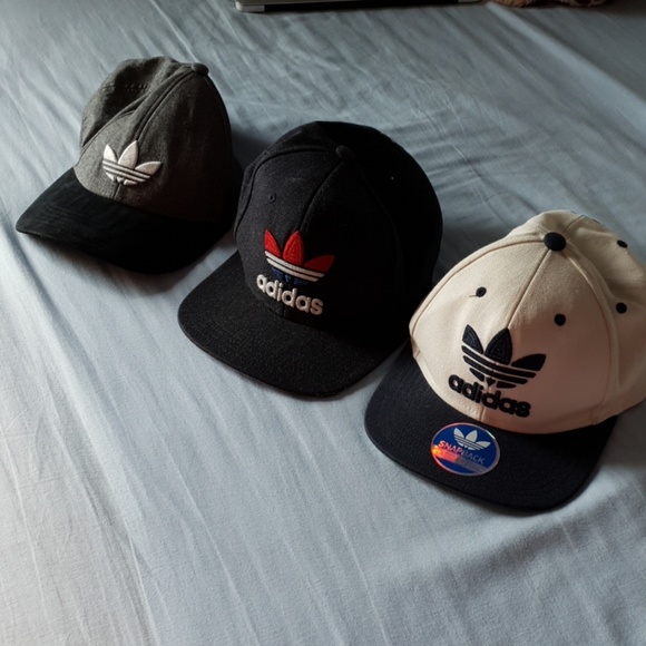 adidas Other - (Combo 3 LIKE NEW) Adidas Snapback Hat/Cap Trefoil